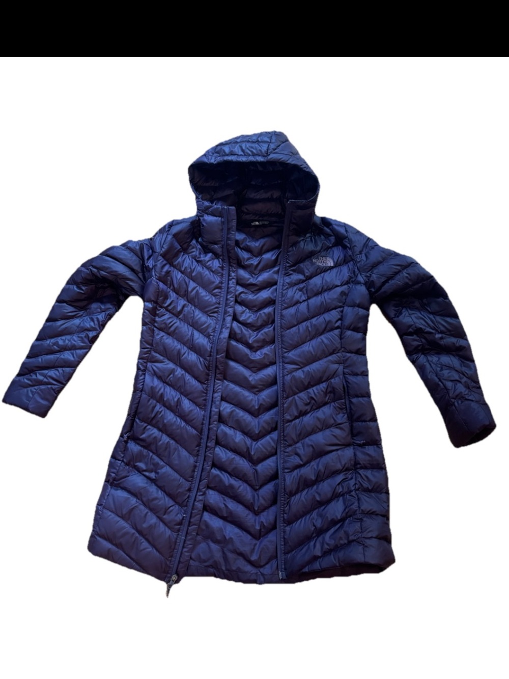 North Face Women’s Medium Trevail Hooded Puffer Parka Purple